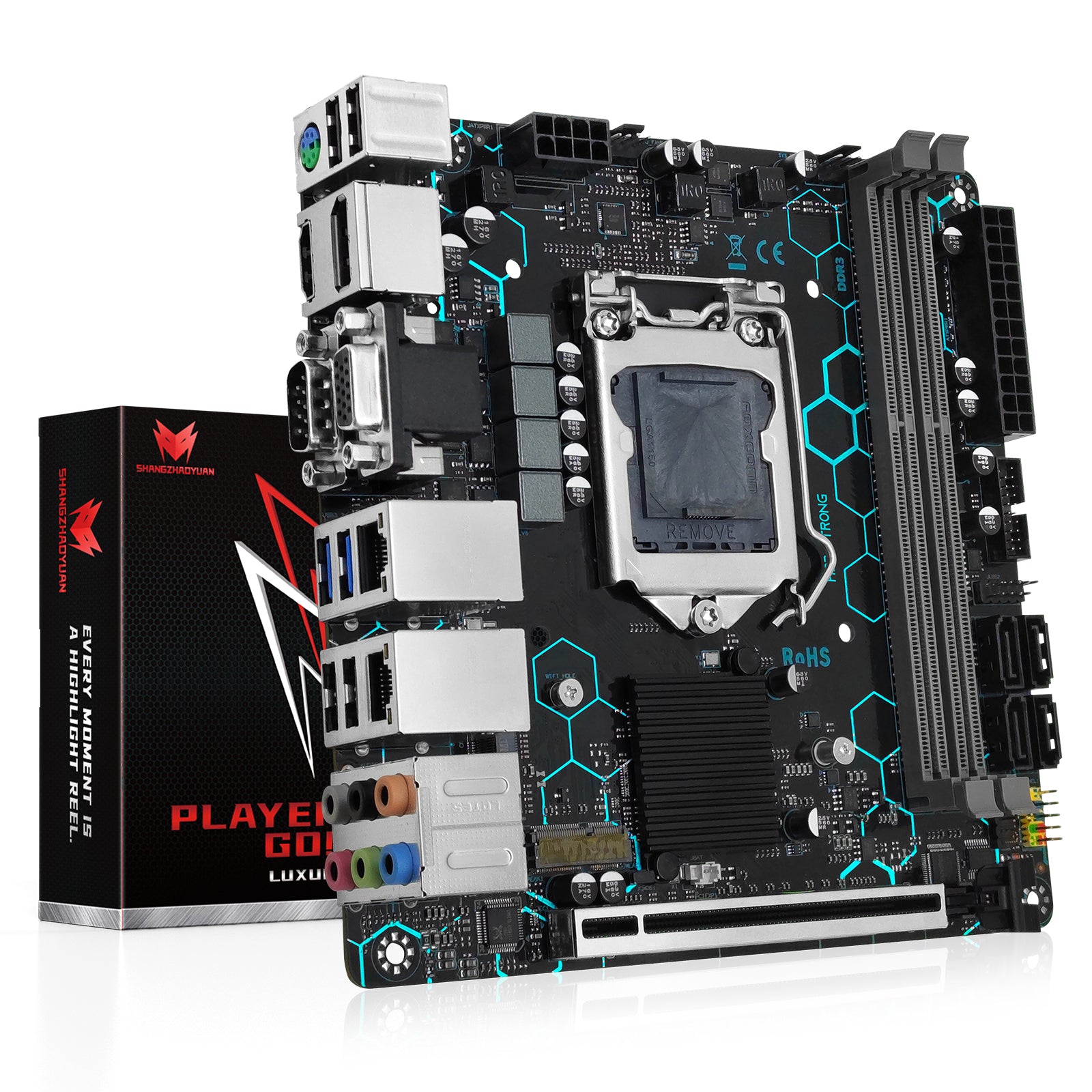MACHINIST H97 Strong LGA 1150 Motherboard for Intel Core i7/i5/i3/E3 Processor Mini ITX DDR3