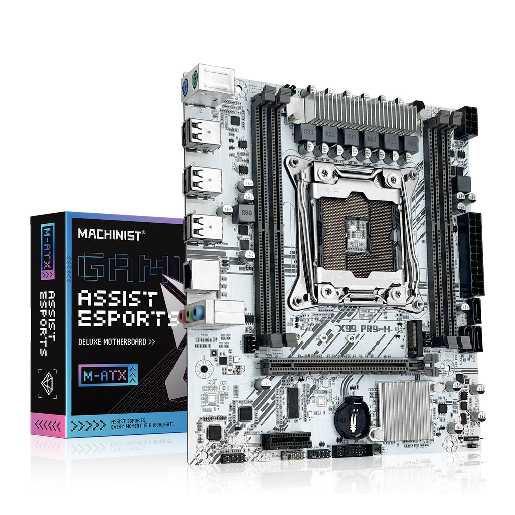 MACHINIST X99 PR9-H1 LGA 2011-3 Motherboard for Intel Xeon E5 V3/V4 Core i7 DDR4 Micro ATX