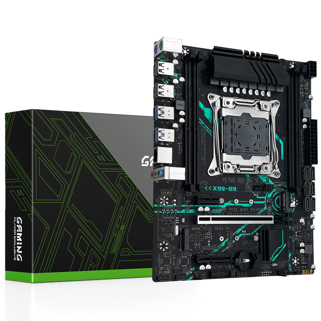 MACHINIST X99 B9 Motherboard LGA 2011-3 for Intel Xeon E5 V3/V4 Core i7 DDR4 M-ATX