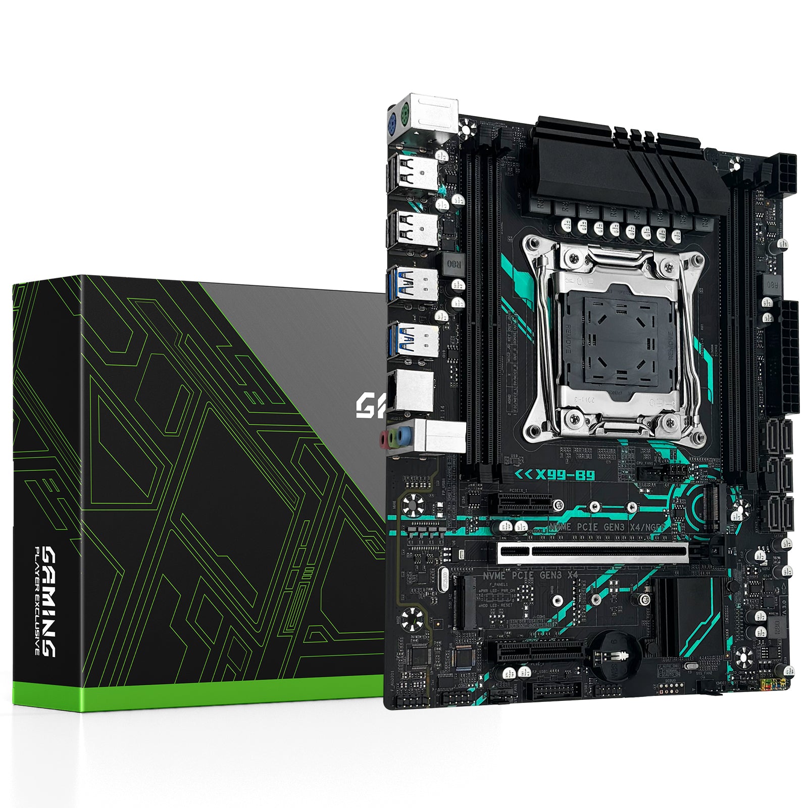 MACHINIST X99 B9 Motherboard LGA 2011-3 for Intel Xeon E5 V3/V4 Core i7 DDR4 M-ATX