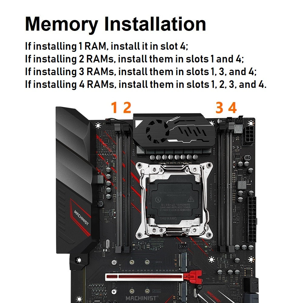 MACHINIST X99 MR9A PRO MAX Motherboard for Intel LGA 2011-3 XEON E5 V3/V4 DDR4