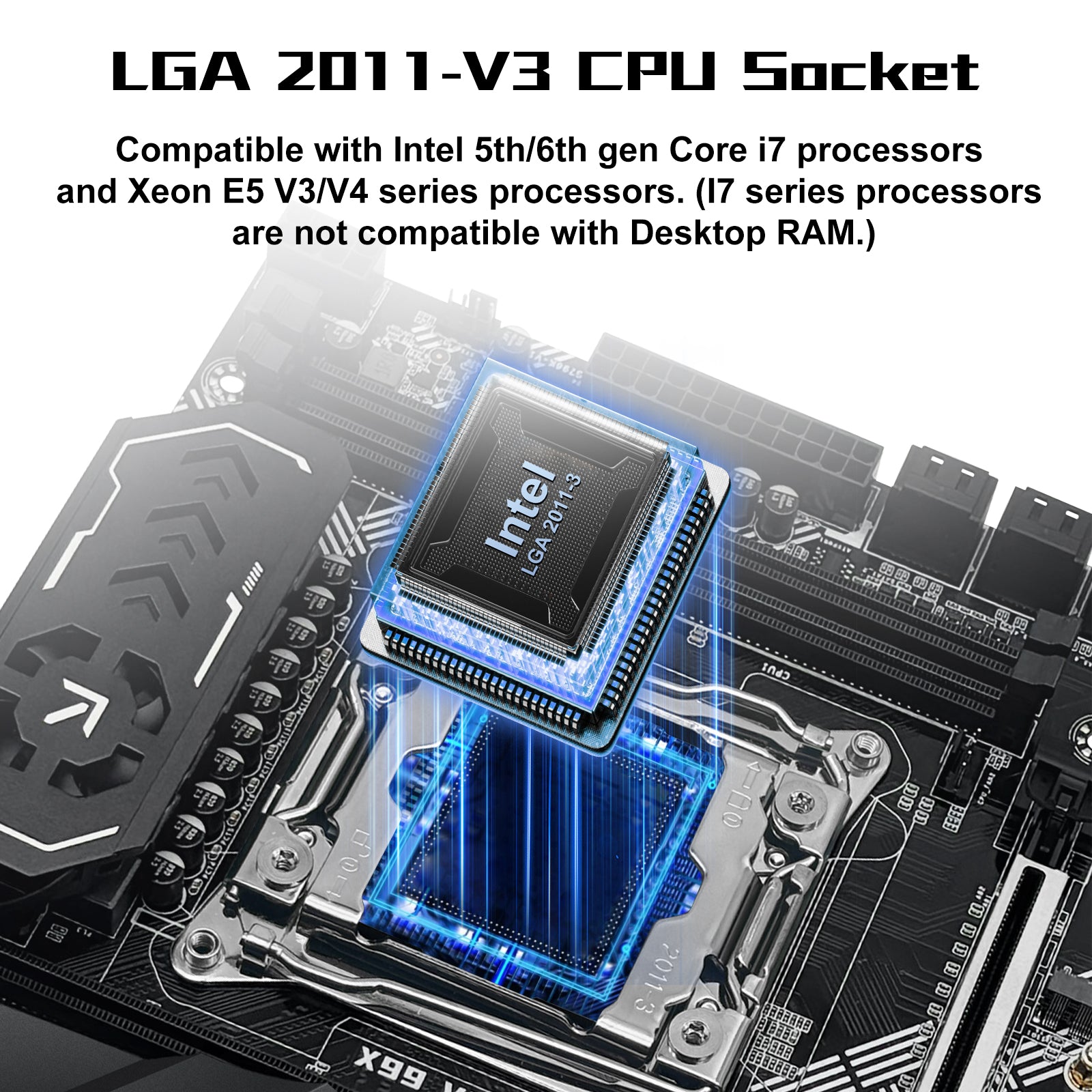 MACHINIST X99 V9S Motherboard LGA 2011-3 for Intel Xeon E5 V3 V4 DDR4 M-ATX