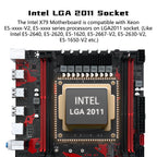 MACHINIST X79 S7 Motherboard Compatible with Intel LGA 2011 Xeon E5 DDR3