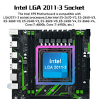 MACHINISIT X99 PR9-H LGA 2011-3 Motherboard Micro ATX for Intel Xeon E5 V3 V4 DDR4