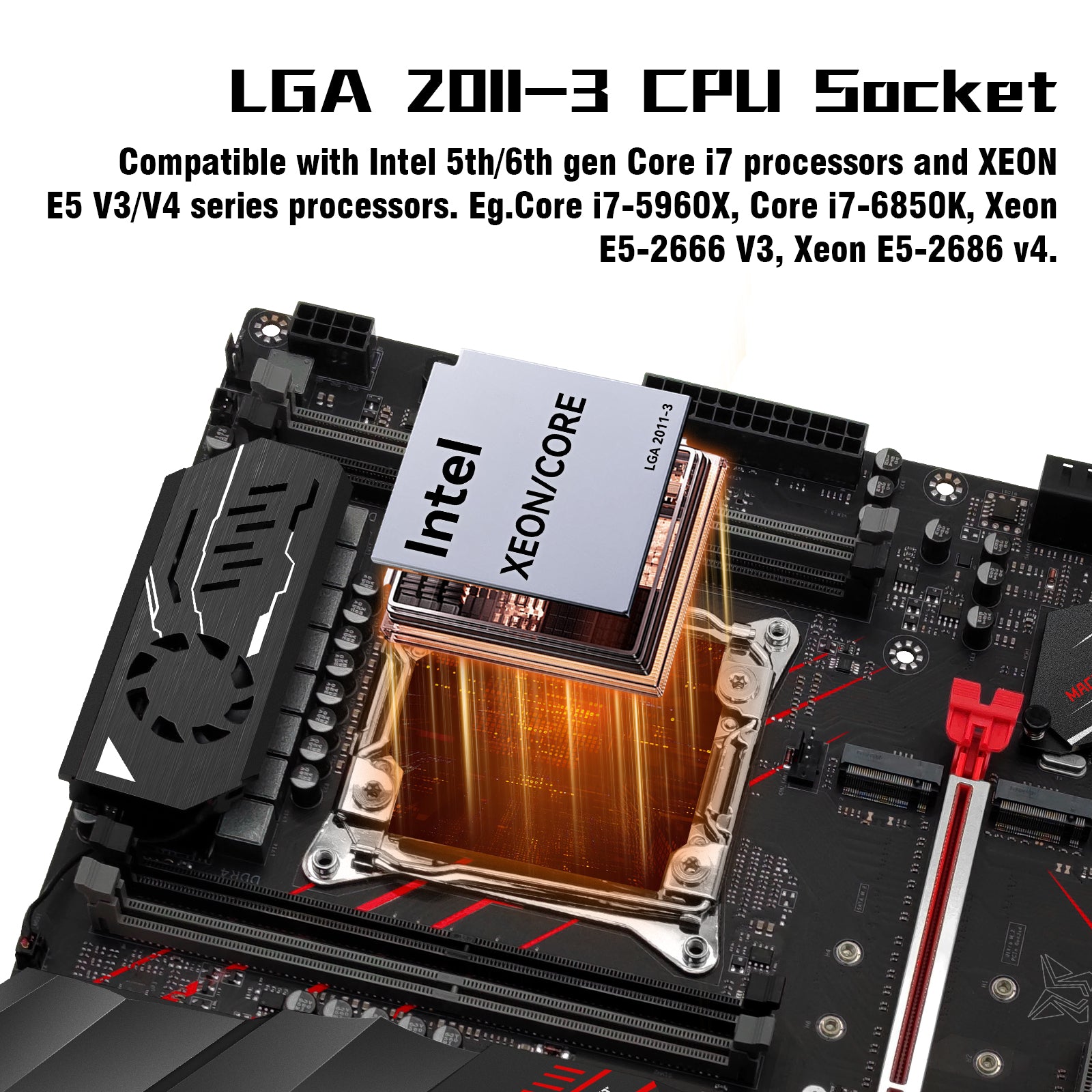 MACHINIST X99 MR9A PRO MAX Motherboard for Intel LGA 2011-3 XEON E5 V3/V4 DDR4