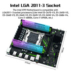 MACHINISIT X99 PR9-H LGA 2011-3 Motherboard Micro ATX for Intel Xeon E5 V3 V4 DDR4