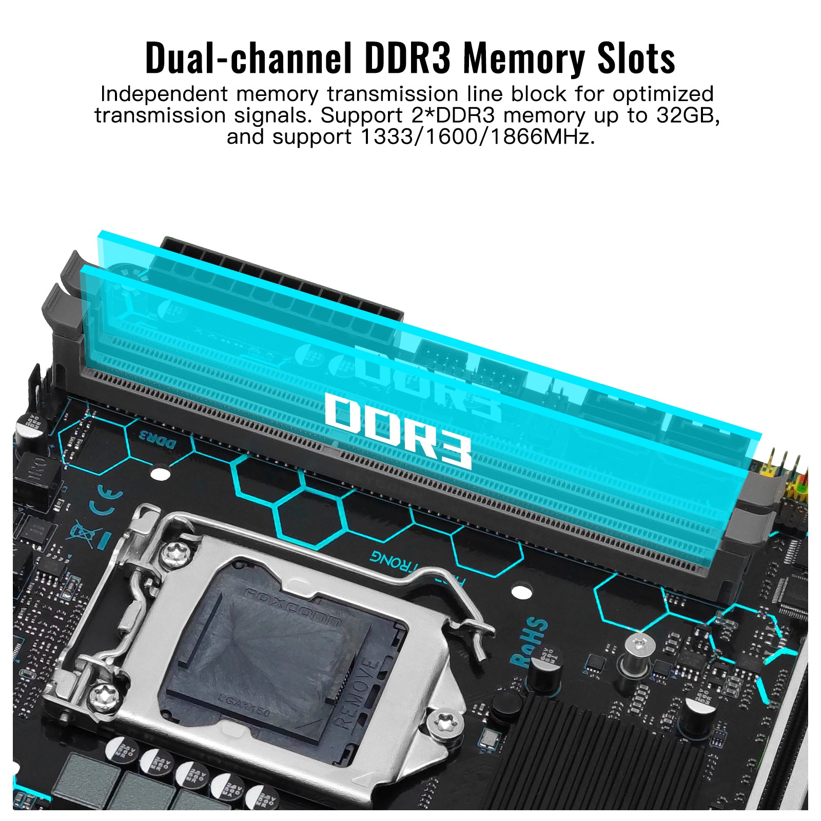 MACHINIST H97 Strong LGA 1150 Motherboard for Intel Core i7/i5/i3/E3 Processor Mini ITX DDR3