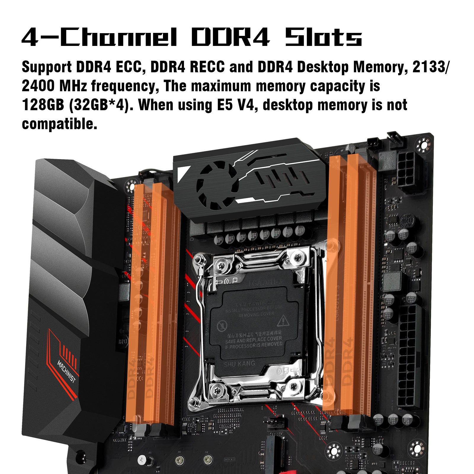 MACHINIST X99 MR9A PRO MAX Motherboard for Intel LGA 2011-3 XEON E5 V3/V4 DDR4