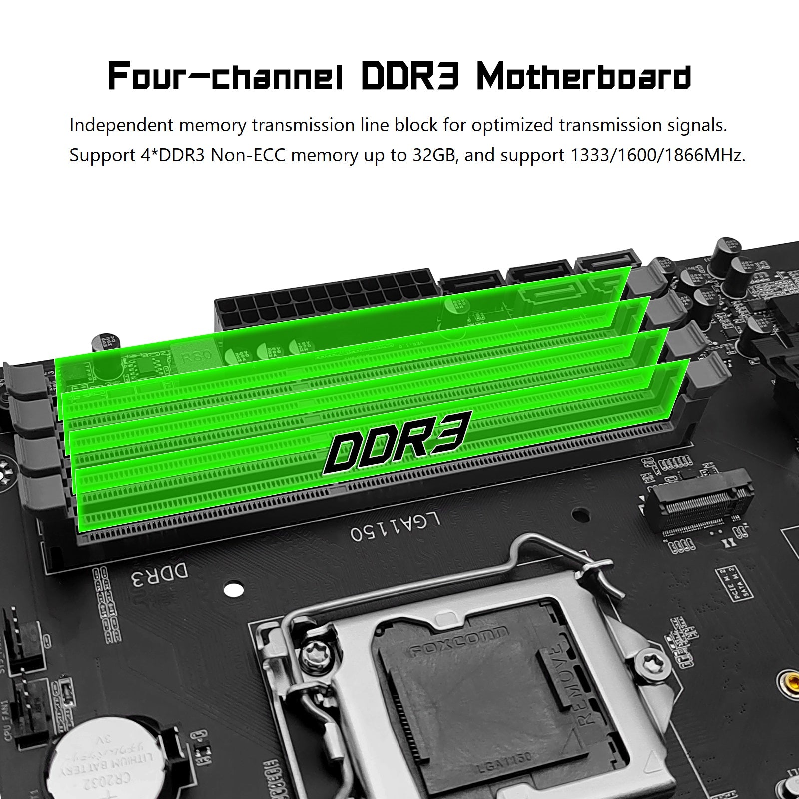 MACHINIST H97M PRO LGA 1150 Motherboard for Intel Core i3/i5/i7 DDR3