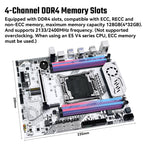 MACHINIST X99 K9 LGA 2011-3 Motherboard for Intel Xeon E5 V3/V4 Core i7 DDR4 M-ATX