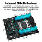 MACHINIST X99 B9 Motherboard LGA 2011-3 for Intel Xeon E5 V3/V4 Core i7 DDR4 M-ATX