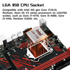 MACHINIST LGA 1150 Motherboard H81M PRO S1 Compatible with Intel Core i3 i5 i7 DDR3