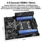 MACHINIST X99 V9S Motherboard LGA 2011-3 for Intel Xeon E5 V3 V4 DDR4 M-ATX