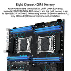 MACHINIST X99 MD8 Dual CPU Motherboard for Intel LGA 2011-3 Xeon E5 v3 v4 DDR4 E-ATX