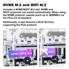 MACHINIST A520M-GL Motherboard AMD AM4 for Ryzen 3-5th gen CPUs DDR4