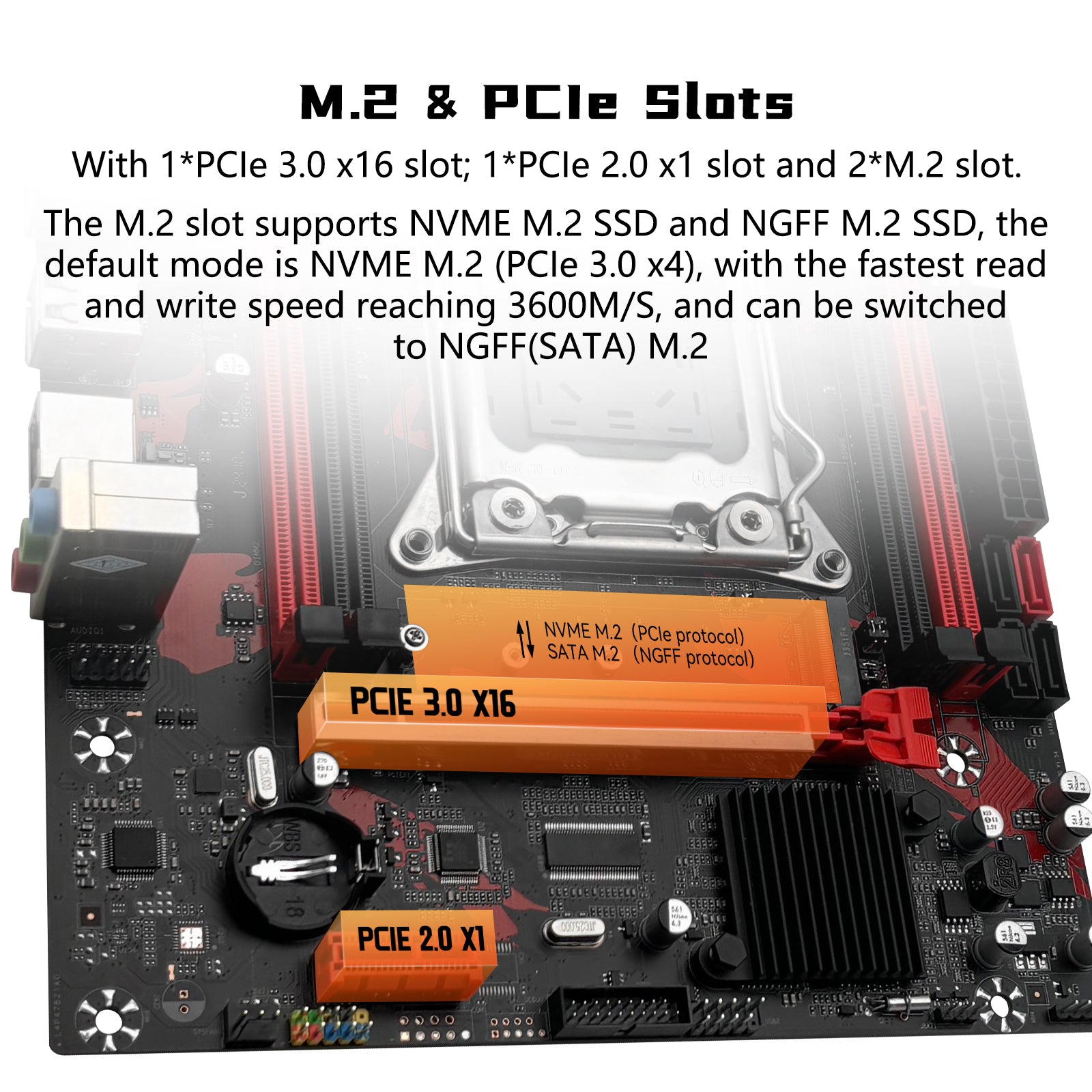 MACHINIST X79 S7 Motherboard Compatible with Intel LGA 2011 Xeon E5 DDR3