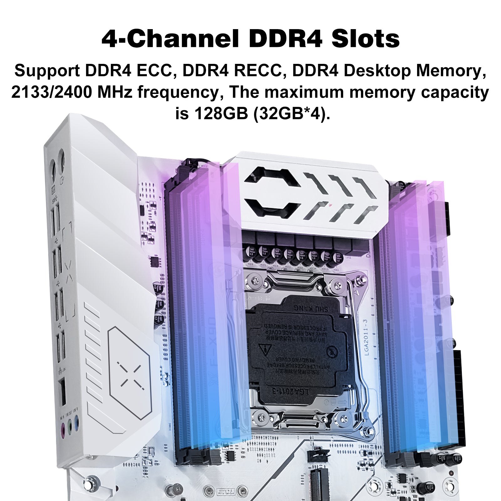MACHINIST X99 F-X9D Motherboard for Intel LGA 2011-3 CPUs Xeon E5 V3 V4
