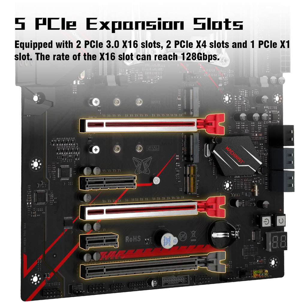 MACHINIST X99 MR9A PRO MAX Motherboard for Intel LGA 2011-3 XEON E5 V3/V4 DDR4
