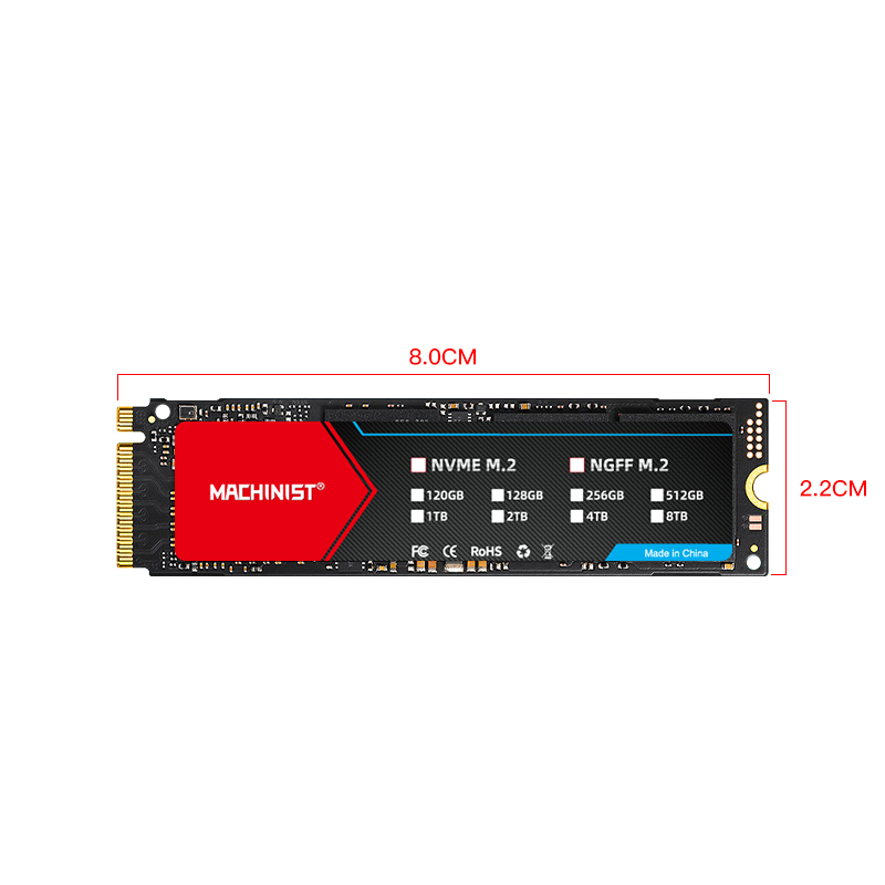 MACHINIST 1TB NVMe M.2 SSD PCIe 3.0 x4 Internal Solid State Hard Drive