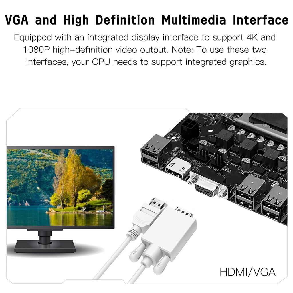 MACHINIST H61C Motherboard LGA 1155 for Intel Core i3,i5,i7/Xeon E3 V2 DDR3
