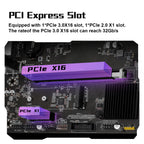MACHINIST B450 Motherboard for AMD AM4 Socket Ryzen 1-5th gen CPUs DDR4