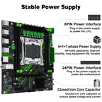 MACHINIST X99 PR9 LGA 2011-3 Motherboard for Intel Xeon E5 V3 V4 and Core i7 DDR4
