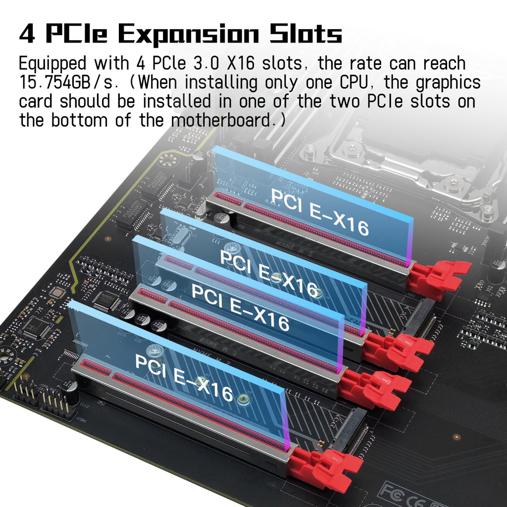 MACHINIST X99 D8 MAX Dual CPU Motherboard for Intel LGA 2011-3 XEON E5 V3/V4 E-ATX
