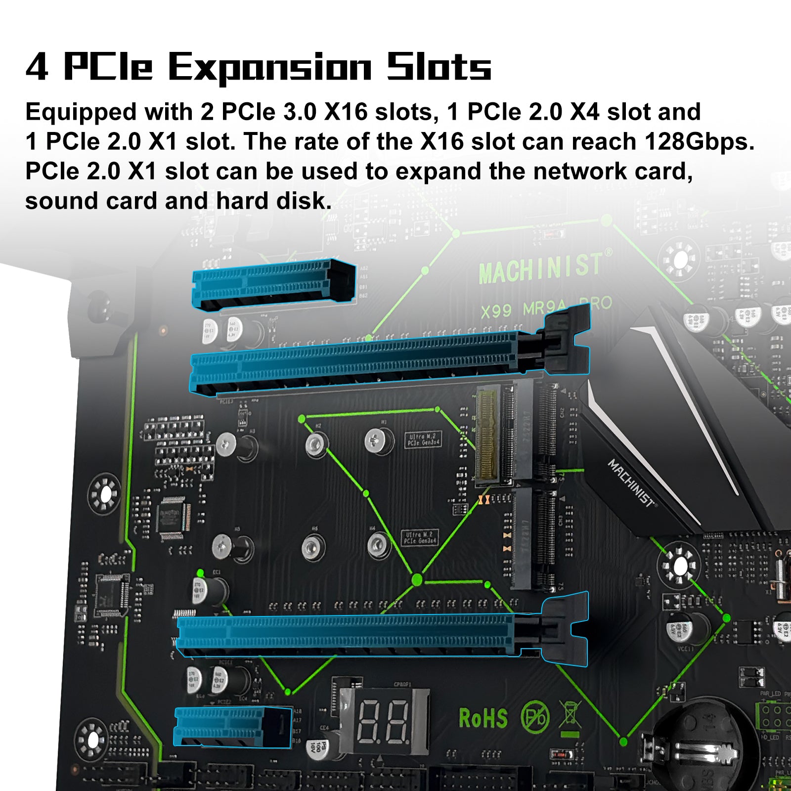 MACHINIST X99 MR9A PRO LGA 2011-3 Motherboard for Intel XEON E5 V3/V4 Core i7 DDR4