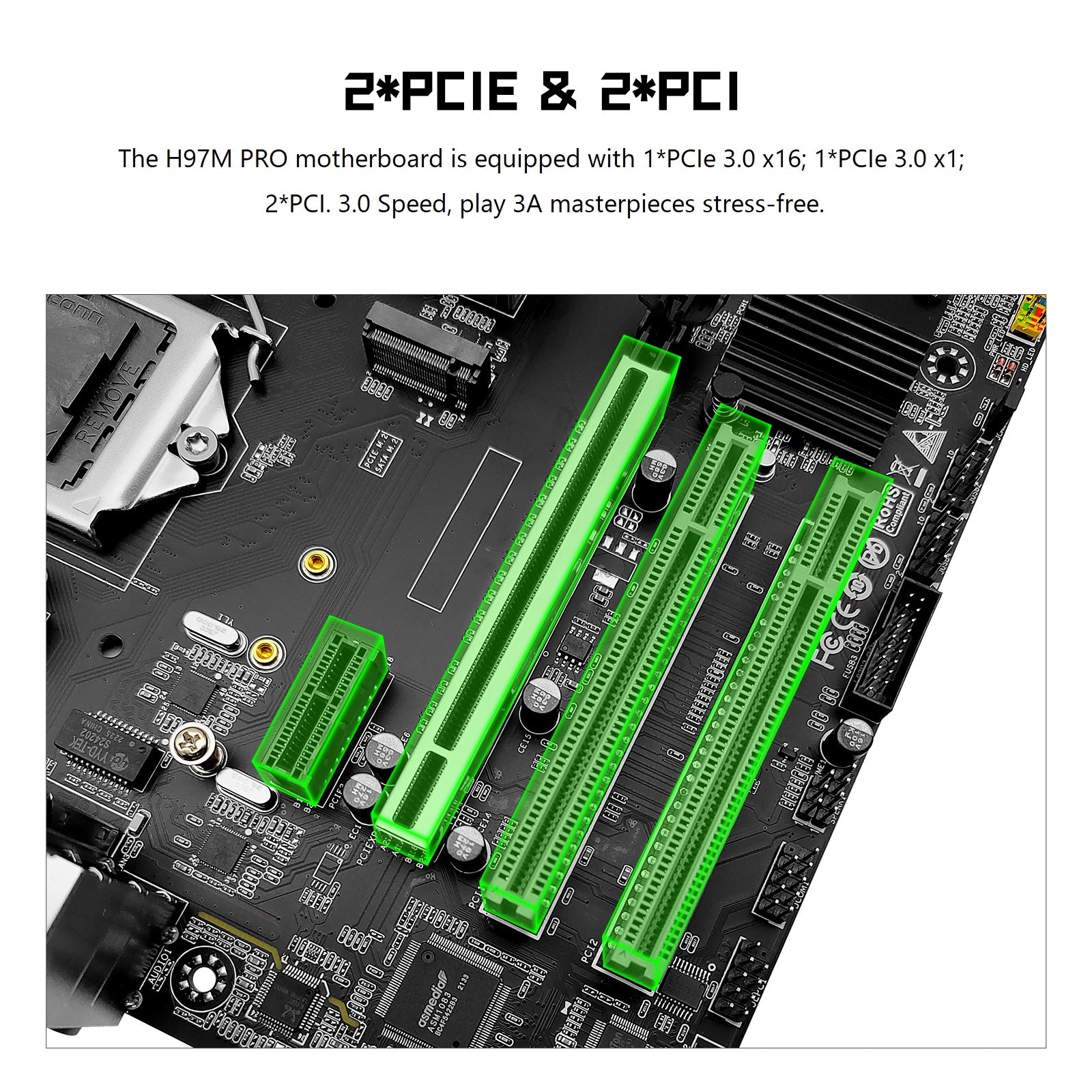 MACHINIST H97M PRO LGA 1150 Motherboard for Intel Core i3/i5/i7 DDR3