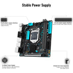 MACHINIST H97 Strong LGA 1150 Motherboard for Intel Core i7/i5/i3/E3 Processor Mini ITX DDR3
