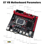 MACHINIST B75 X7 VB Motherboard Compatible with Intel LGA 1155 Core i7 i5 i3 DDR3 Mini ITX