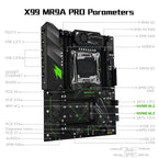 MACHINIST X99 MR9A PRO LGA 2011-3 Motherboard for Intel XEON E5 V3/V4 Core i7 DDR4