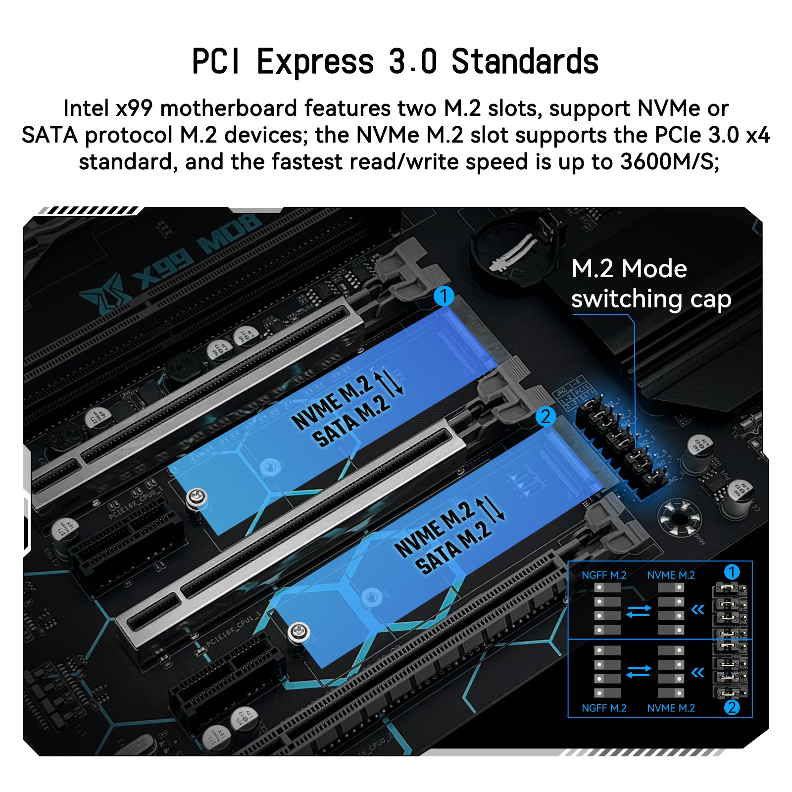 MACHINIST X99 MD8 Dual CPU Motherboard for Intel LGA 2011-3 Xeon E5 v3 v4 DDR4 E-ATX