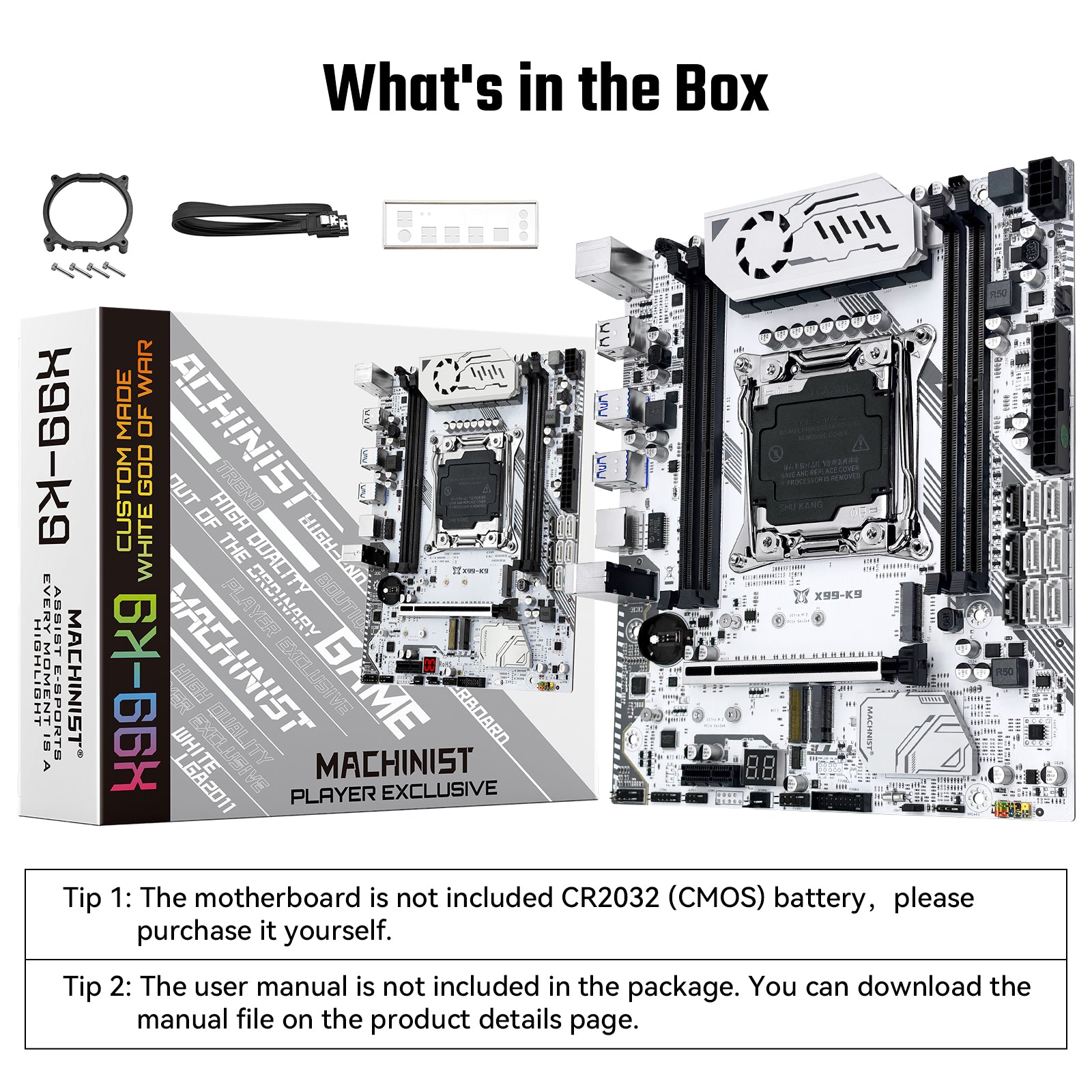 MACHINIST X99 K9 LGA 2011-3 Motherboard for Intel Xeon E5 V3/V4 Core i7 DDR4 M-ATX