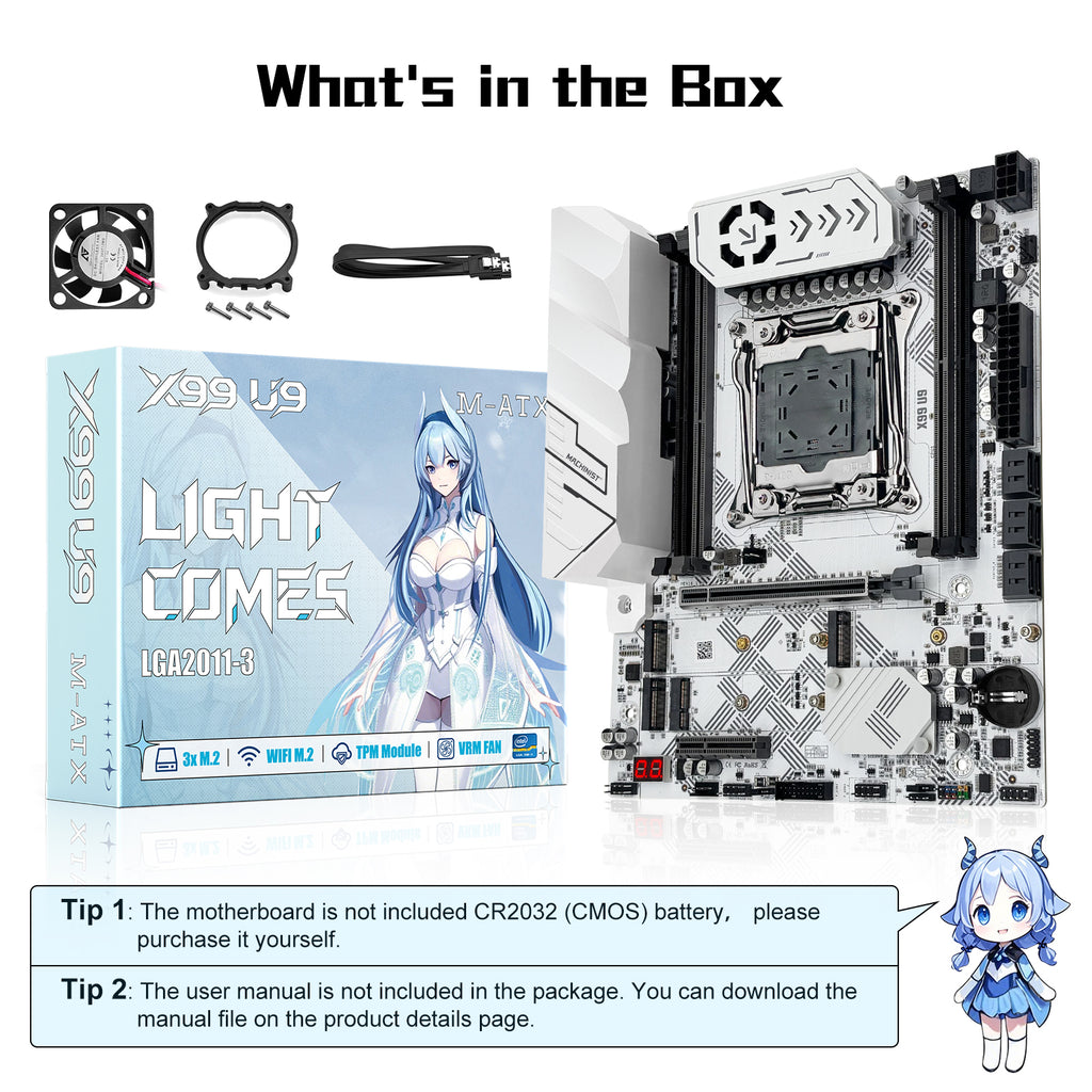MACHINIST X99 U9 LGA 2011-V3 Motherboard Support Intel Xeon E5 V3 V4 and Core i7 DDR4
