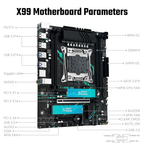 MACHINIST X99 B9 Motherboard LGA 2011-3 for Intel Xeon E5 V3/V4 Core i7 DDR4 M-ATX