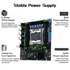 MACHINISIT X99 PR9-H LGA 2011-3 Motherboard Micro ATX for Intel Xeon E5 V3 V4 DDR4