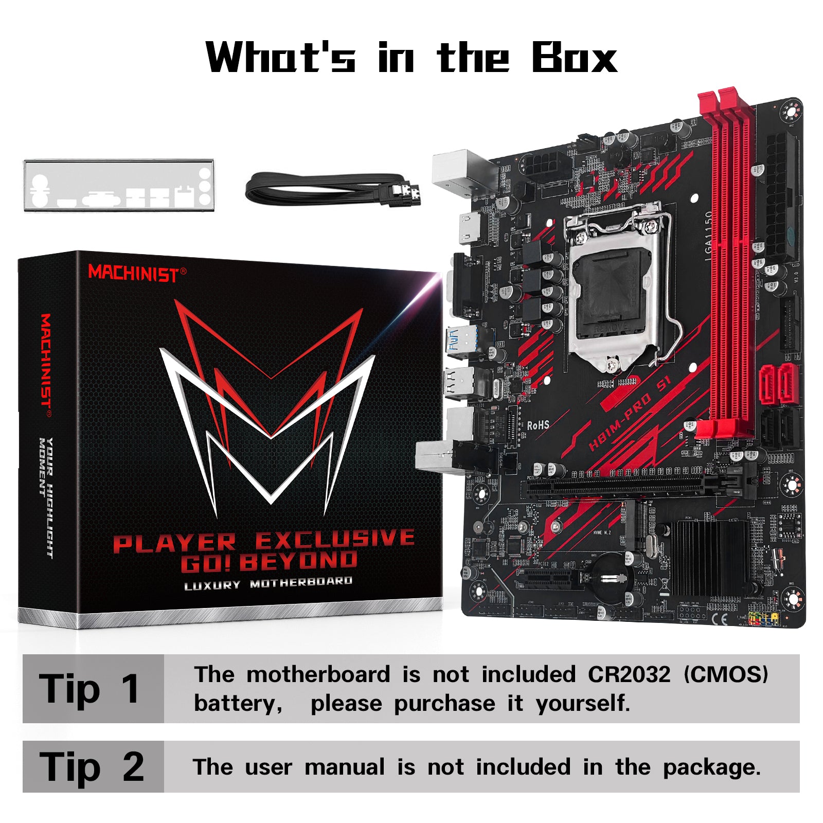 MACHINIST LGA 1150 Motherboard H81M PRO S1 Compatible with Intel Core i3 i5 i7 DDR3
