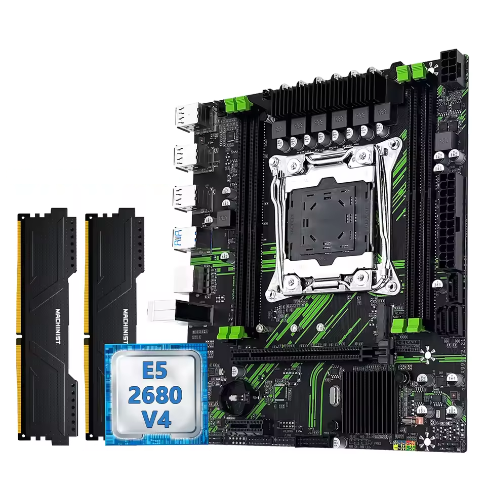 MACHINIST X99 PR9 LGA 2011-3 Motherboard with DDR4 RAM Intel Xeon E5 CPU Micro ATX