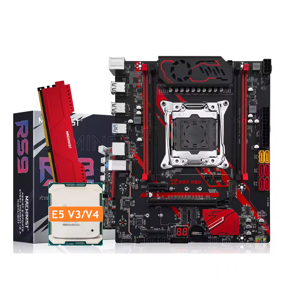 MACHINIST X99 RS9 Motherboard M-ATX Intel LGA 2011-3 Board with Xeon E5 V3/V4 DDR4 RAM