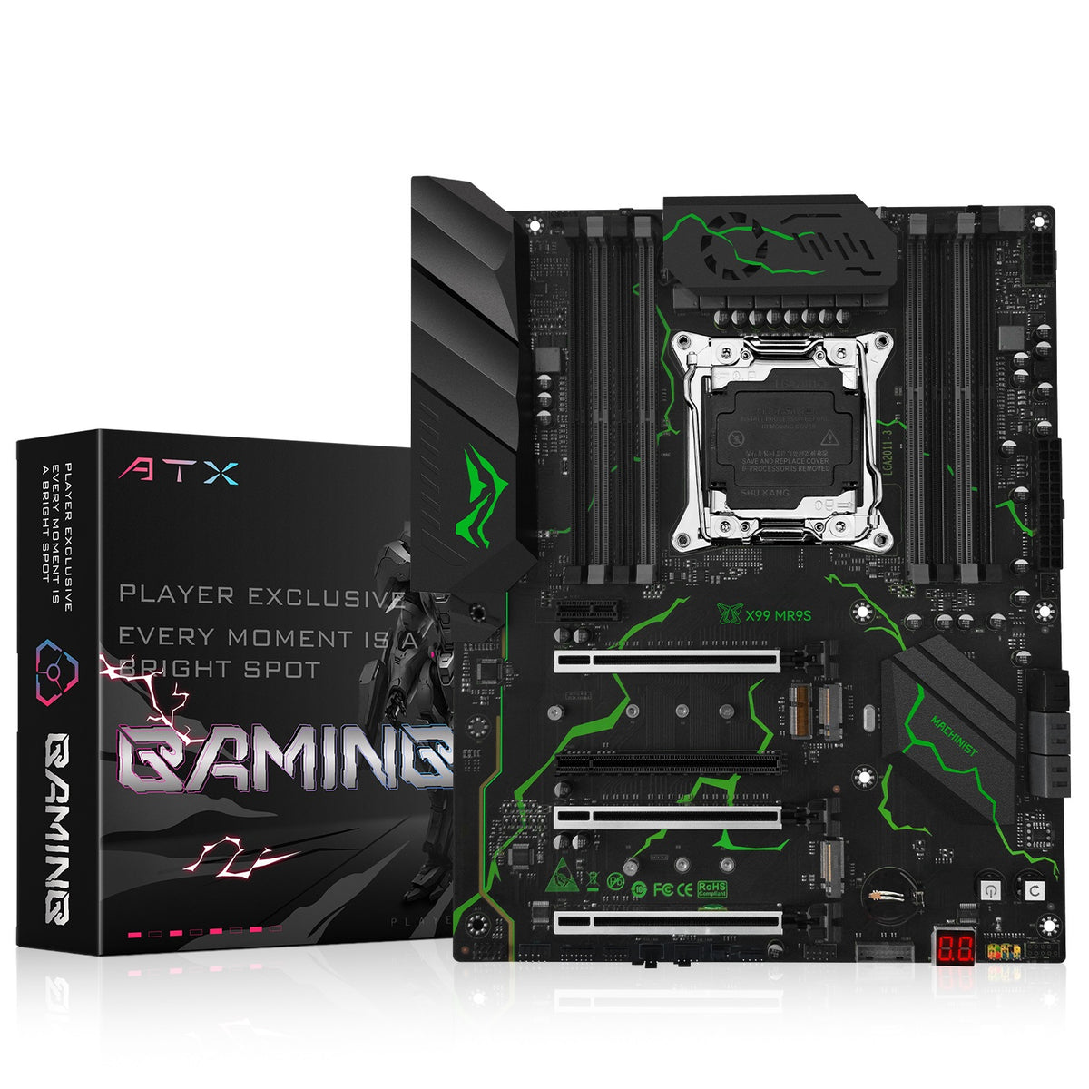 Placa-mãe MACHINIST X99 MR9S ATX