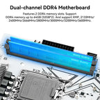 MACHINIST B760 GT4 Motherboard Compatible with Intel 12th/13th LGA 1700 CPUs