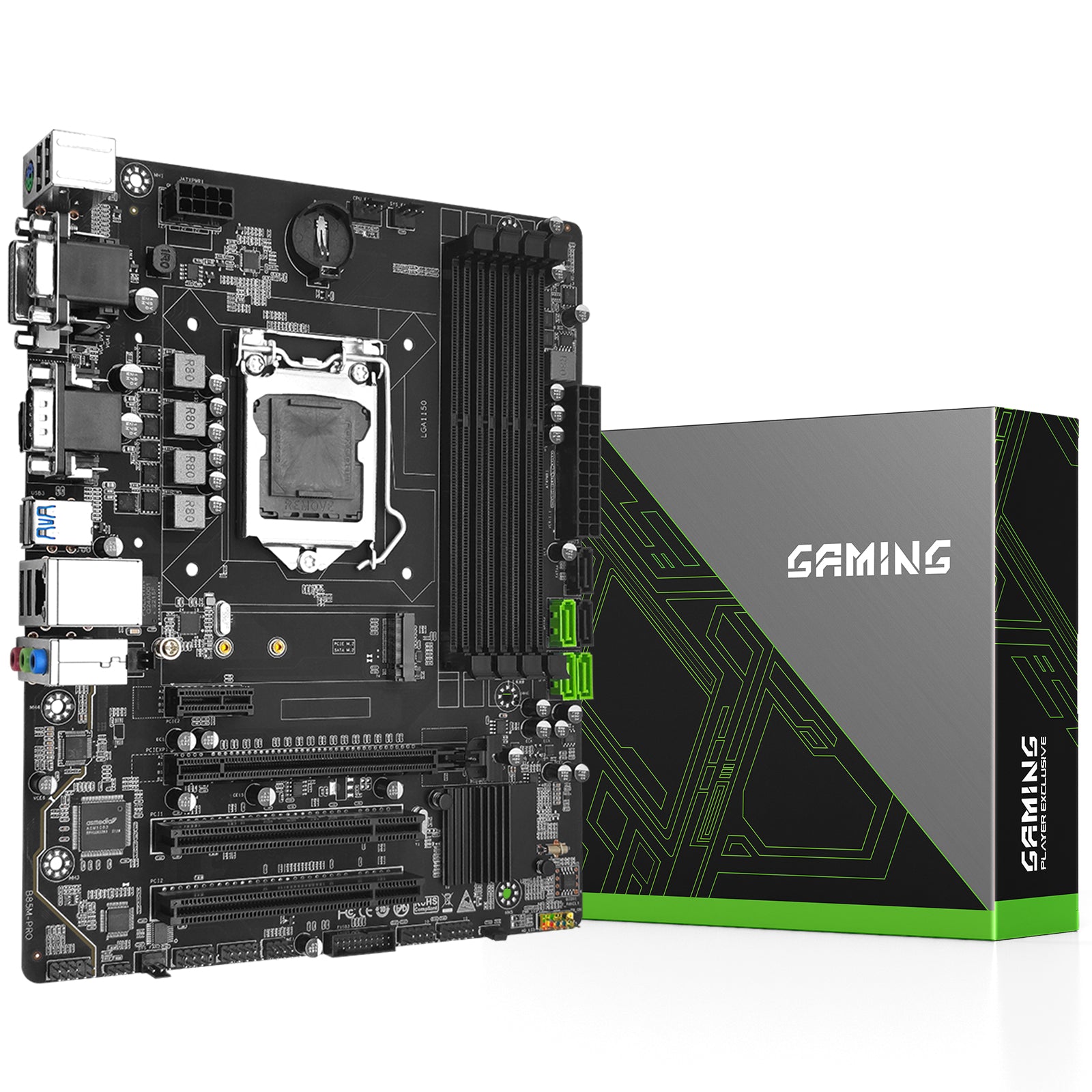 MACHINIST B85M PRO LGA 1150 Motherboard for Intel 4th Gen Core i7 i5 i3 Micro-ATX DDR3