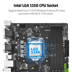 MACHINIST B85M PRO LGA 1150 Motherboard for Intel 4th Gen Core i7 i5 i3 Micro-ATX DDR3