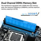 MACHINIST H110 LGA 1151 Motherboard Compatible with Intel Core 6th 7th i3/i5/i7 DDR4