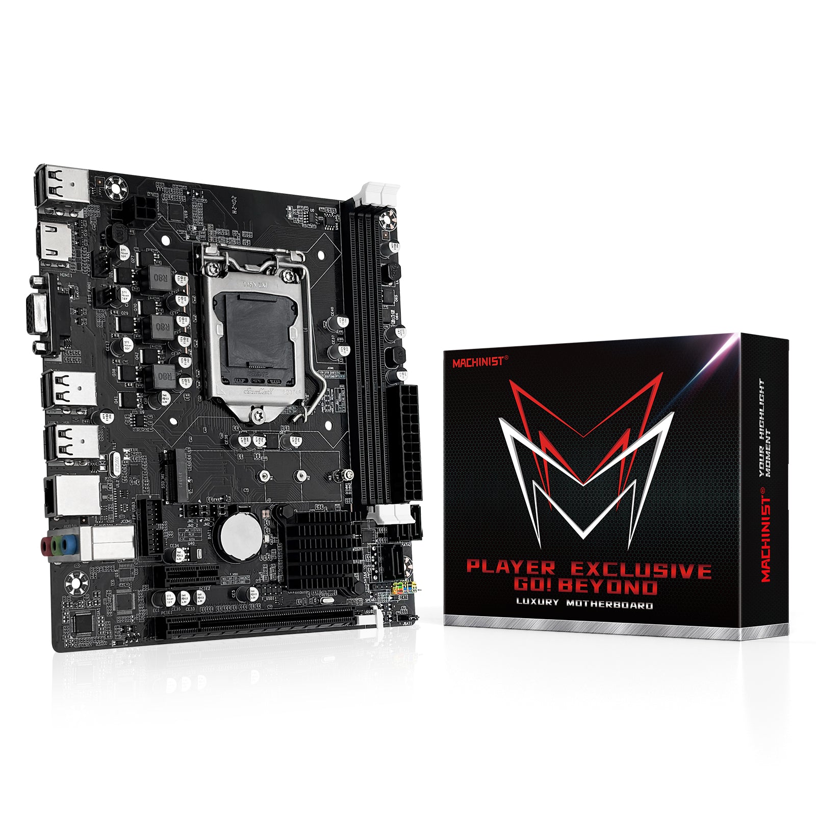 MACHINIST H61C Motherboard LGA 1155 for Intel Core i3,i5,i7/Xeon E3 V2 DDR3