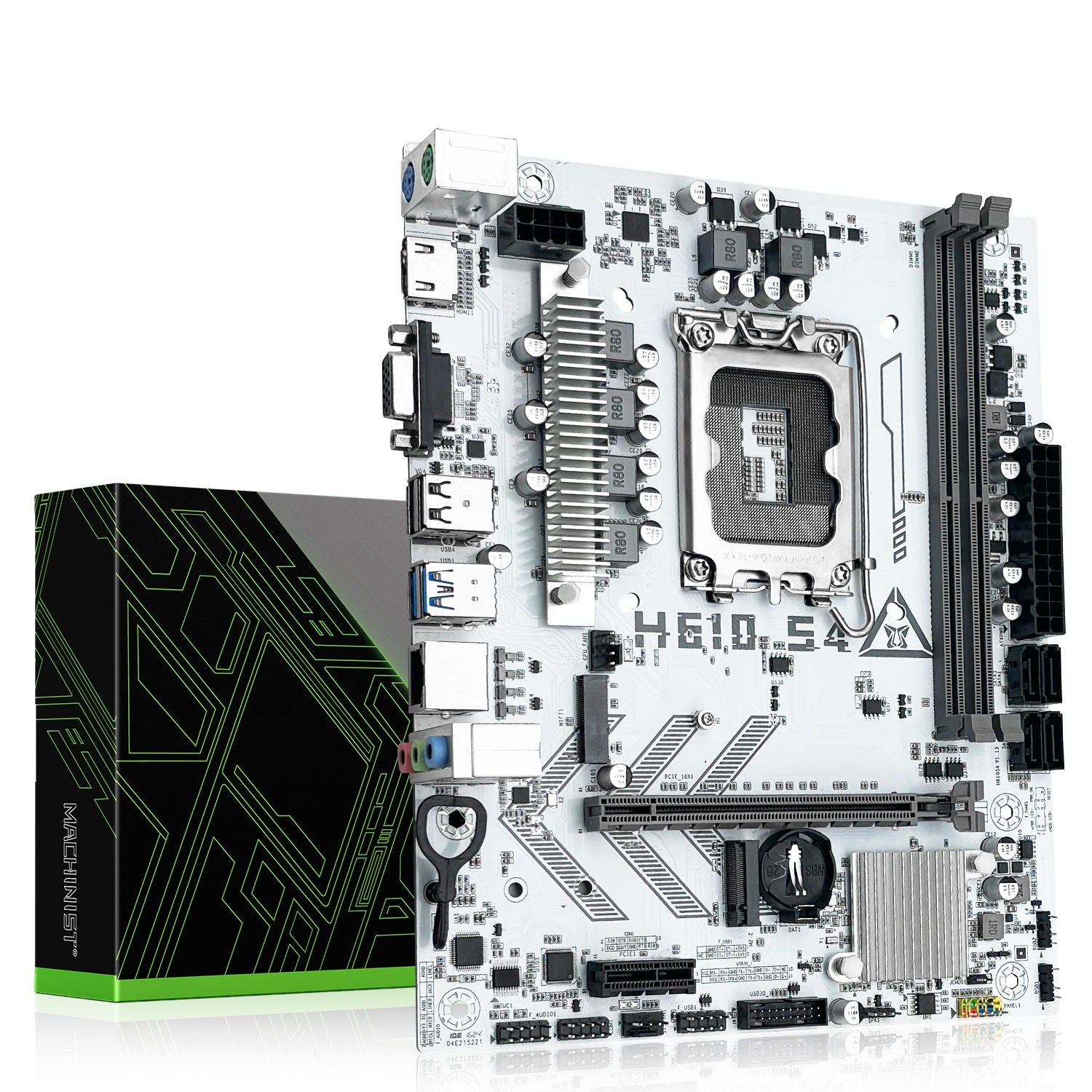 MACHINIST H610 S4 Motherboard Compatible with Intel 12th/13th/14th LGA 1700 CPUs