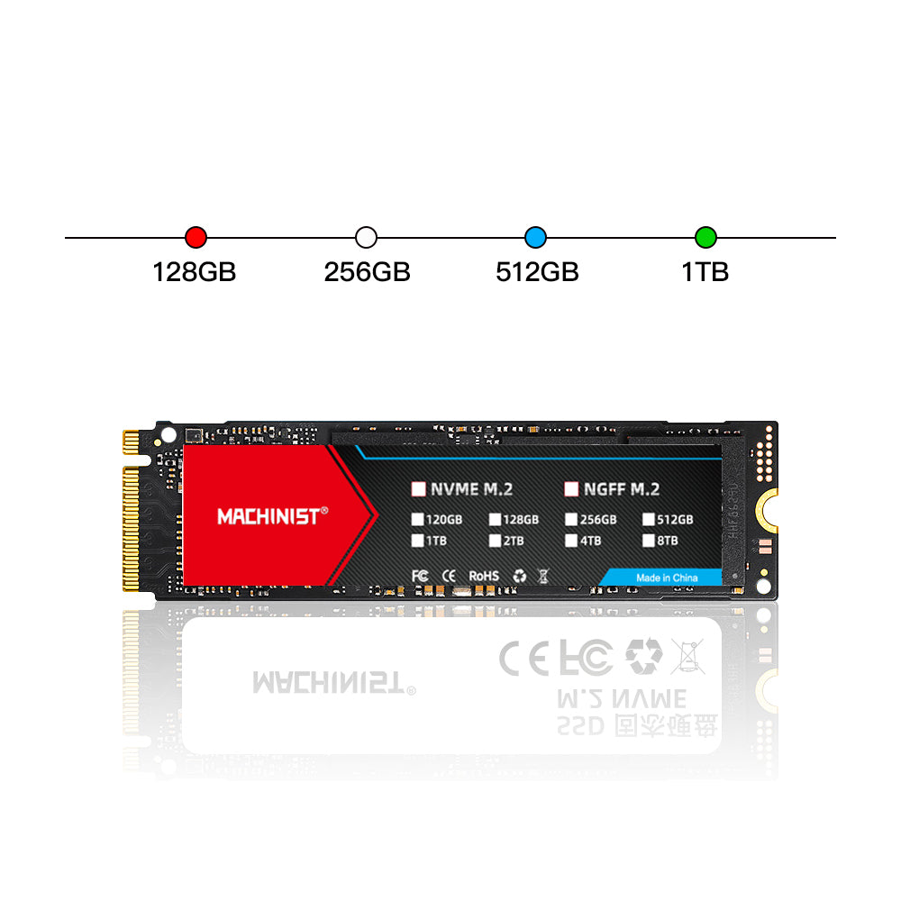MACHINIST 1TB NVMe M.2 SSD PCIe 3.0 x4 Internal Solid State Hard Drive