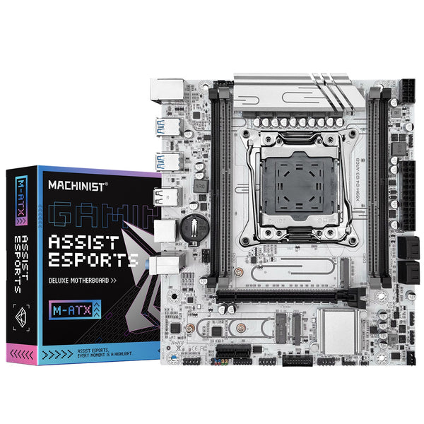 MACHINIST X99M D4/D3-AGRB Motherboard for Intel LGA 2011-3 CPUs, with DDR3 and DDR4 Slots