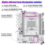MACHINIST X99 D4/D3-AGRB Motherboard for Intel LGA 2011-3 CPUs, with DDR3 and DDR4 Slots